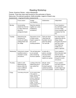 Lesson Plans for 12-15 to 12-19