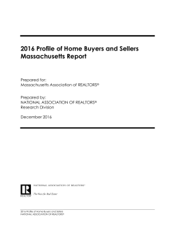 Executive Summary - The Massachusetts Association of REALTORS