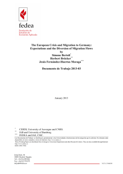 The European Crisis and Migration to Germany