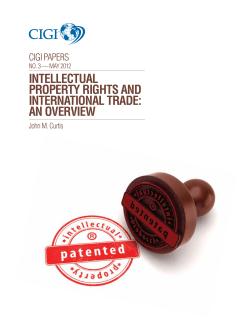 intellectual property rights and international trade