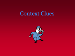 Context Clues