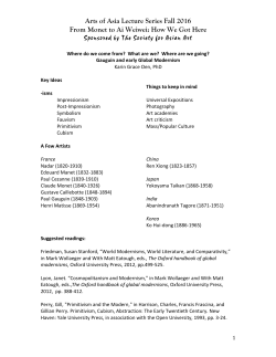 Study Guide - Society for Asian Art