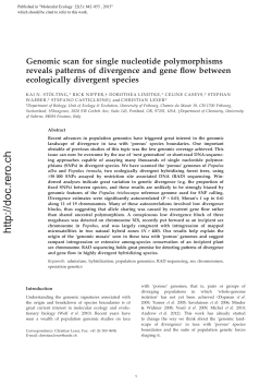 Genomic scan for single nucleotide polymorphisms