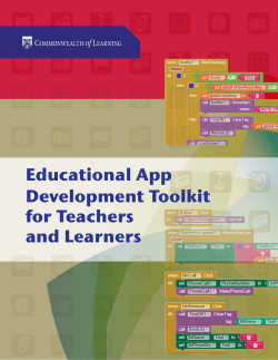 Educational App Development Toolkit for Teachers