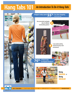 Hang Tabs 101 - Do