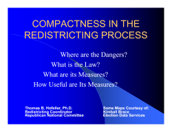 Compactness in the Redistricting Process