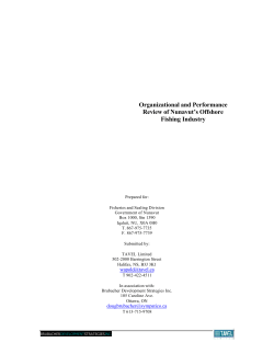 05-015-DRAFT-Nunavut Marine Fisheries Organizational Revie&hellip;