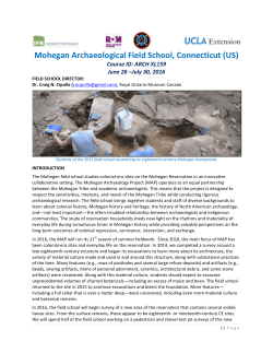 Mohegan Archaeological Field School, Connecticut (US)