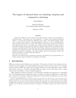 The impact of educated labor on technology