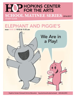 Elephant and Piggie Study Guide