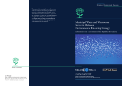 Municipal Water and Wastewater Sector in Moldova