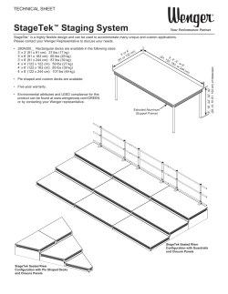 StageTek&trade; Staging System