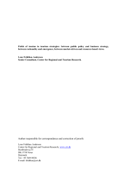 Introduction/Theory review - Center for Regional