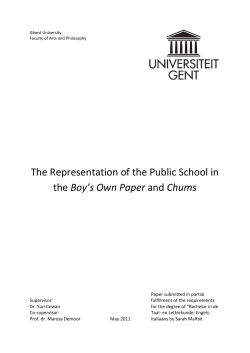 The Representation of the Public School in the
