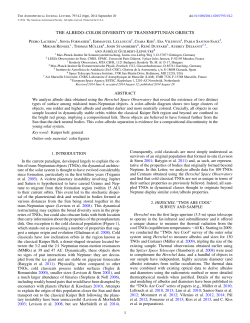 the albedo–color diversity of transneptunian objects