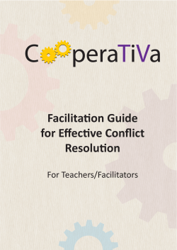 Facilitation Guide for Effective Conflict Resolution