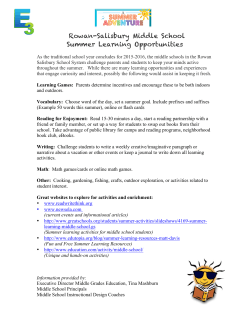 MS Article - Rowan-Salisbury Schools