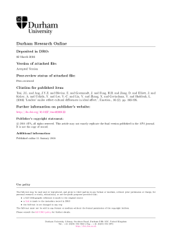 Durham Research Online