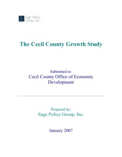The Cecil County Growth Study