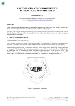 Cartography and Cartosemiotics: Interaction and Competition