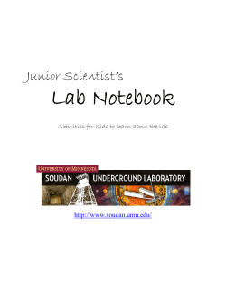Junior Scientist`s - Soudan Underground Laboratory