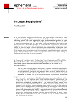 Insurgent Imaginations