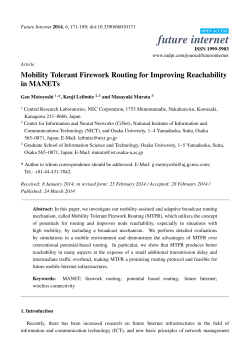 Mobility Tolerant Firework Routing for Improving Reachability in