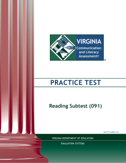 practice test - VCLA