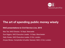 The art of spending public money wisely