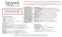 Level`s Small Plate Lounge