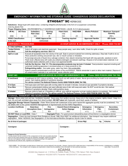 Ethosat&reg; Haznote PDF 0.4MB