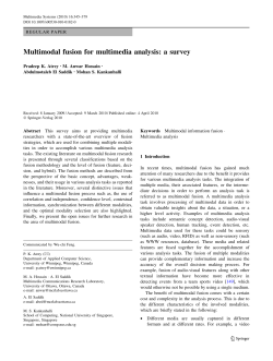 Multimodal fusion for multimedia analysis: a survey