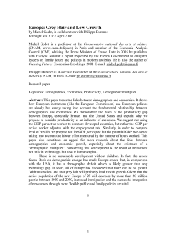 Europe: Grey Hair and Low Growth