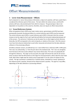 Offset Measurements