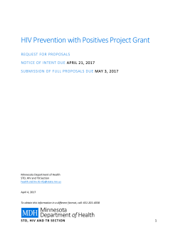 HIV Prevention with Positives Project Grant