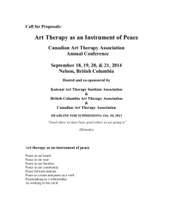 Art Therapy as an Instrument of Peace