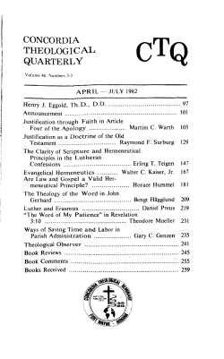 Are Law and Gospel a Valid Hermeneutical Principle?