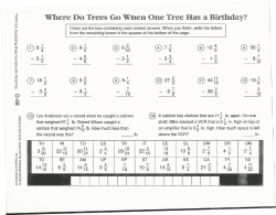 Sub fractions-Mountains/Trees