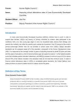 Introduction Definition of Key Terms