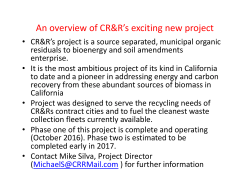 Perris Project - California Biomass Collaborative