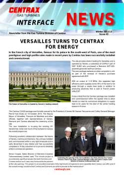 The Palace of Versailles is heated by Verséo`s heating
