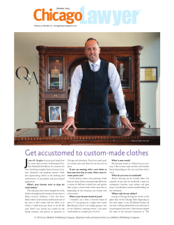 Get accustomed to custom-made clothes