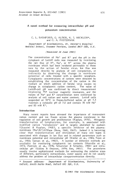 A novel method for measuring intracellular pH and potassium