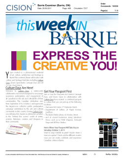 The Barrie Examiner (Barrie, ON)