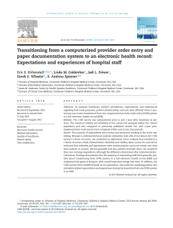 - International Journal of Medical Informatics