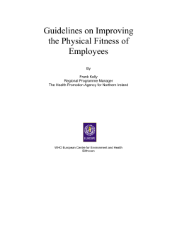 Guidelines On Improving The Physical Fitness Of Employees