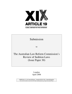 Submission - Article 19