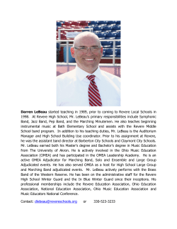 Darren LeBeau - Revere Local Schools