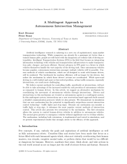 A Multiagent Approach to Autonomous Intersection Management