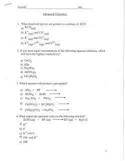 CHEM 1111 &ndash; Chemistry Exams